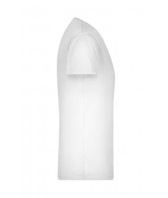 Herren Men's Slim Fit V-T White 7557