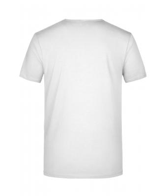 Herren Men's Slim Fit V-T White 7557