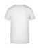 Men Men's Slim Fit V-T White 7557