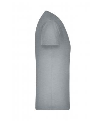 Homme T-shirt cintré col V homme Gris-chiné 7557