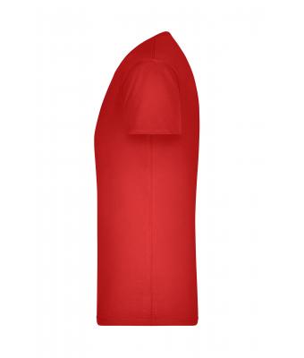 Homme T-shirt cintré col V homme Rouge 7557