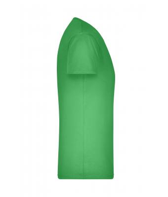 Homme T-shirt cintré col V homme Vert-prairie 7557