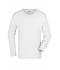 Herren Men's Long-Sleeved Medium White 7558