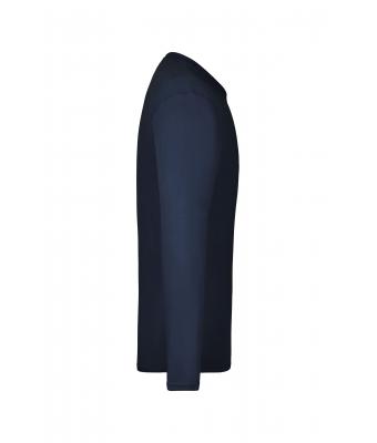 Heren Men's Long-Sleeved Medium Navy 7558