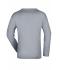 Herren Men's Long-Sleeved Medium Grey-heather 7558