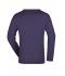 Men Men's Long-Sleeved Medium Aubergine 7558