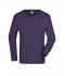 Men Men's Long-Sleeved Medium Aubergine 7558