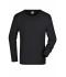 Men Men's Long-Sleeved Medium Black 7558