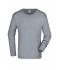 Men Men's Long-Sleeved Medium Grey-heather 7558