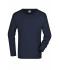 Men Men's Long-Sleeved Medium Navy 7558