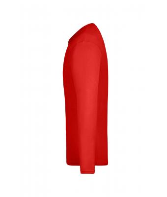 Heren Men's Long-Sleeved Medium Rood 7558