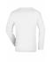 Herren Men's Long-Sleeved Medium White 7558