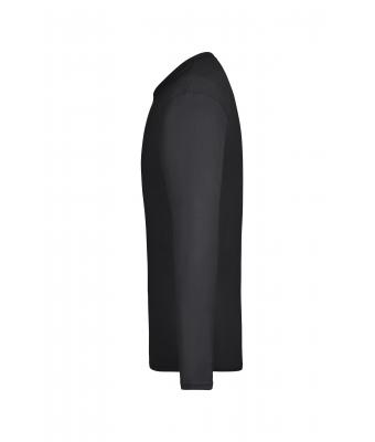 Heren Men's Long-Sleeved Medium Zwart 7558