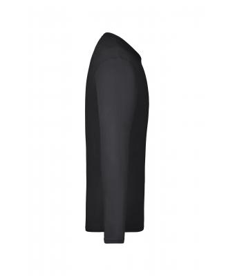 Heren Men's Long-Sleeved Medium Zwart 7558