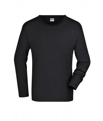 Heren Men's Long-Sleeved Medium Zwart 7558