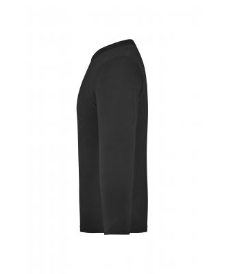 Kids Junior Shirt Long-Sleeved Medium Black 7978