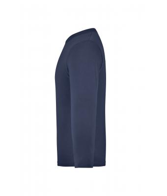 Kinderen Junior Shirt Long-Sleeved Medium Navy 7978