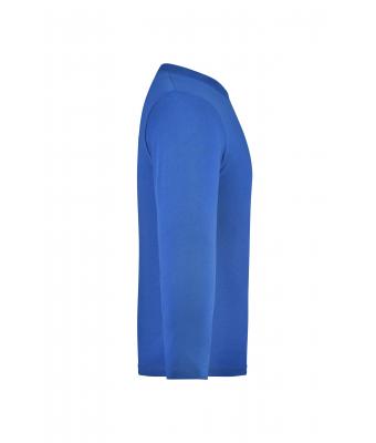 Kinderen Junior Shirt Long-Sleeved Medium Royal 7978