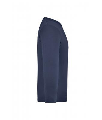 Kids Junior Shirt Long-Sleeved Medium Navy 7978