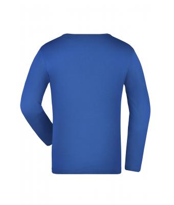 Kids Junior Shirt Long-Sleeved Medium Royal 7978