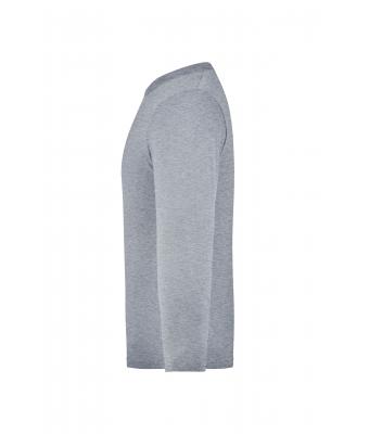Kids Junior Shirt Long-Sleeved Medium Grey-heather 7978