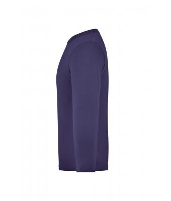 Kinderen Junior Shirt Long-Sleeved Medium Aubergine 7978
