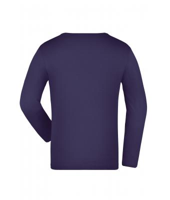 Kinderen Junior Shirt Long-Sleeved Medium Aubergine 7978
