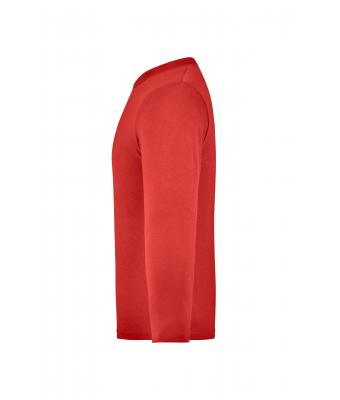 Kinderen Junior Shirt Long-Sleeved Medium Rood 7978