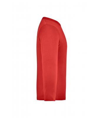 Kinderen Junior Shirt Long-Sleeved Medium Rood 7978