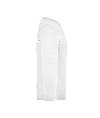 Kids Junior Shirt Long-Sleeved Medium White 7978