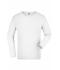 Kinderen Junior Shirt Long-Sleeved Medium Wit 7978
