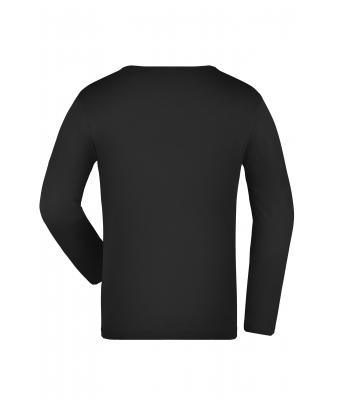 Kinderen Junior Shirt Long-Sleeved Medium Zwart 7978