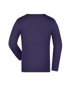 Enfant T-shirt enfant manches longues Aubergine 7978