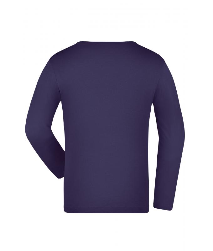 Enfant T-shirt enfant manches longues Aubergine 7978