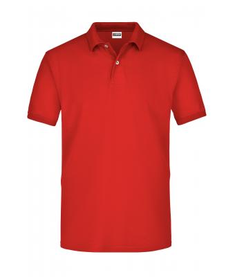 Homme Polo piqué manches courtes homme Rouge 7560