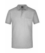 Men Men's Polo Pocket Ash 7562