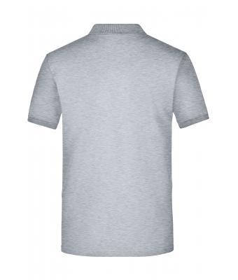 Heren Men's Polo Pocket Heather-grijs 7562