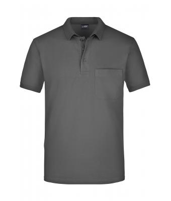 Heren Men's Polo Pocket Grafiet 7562