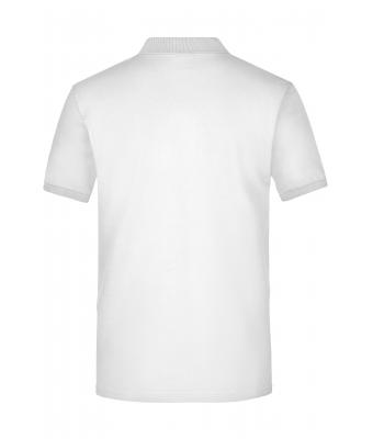 Heren Men's Polo Pocket Wit 7562