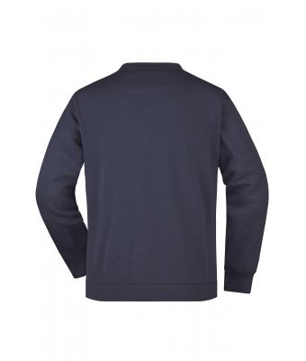 Heren Men's Round Sweat Pocket Navy 7563
