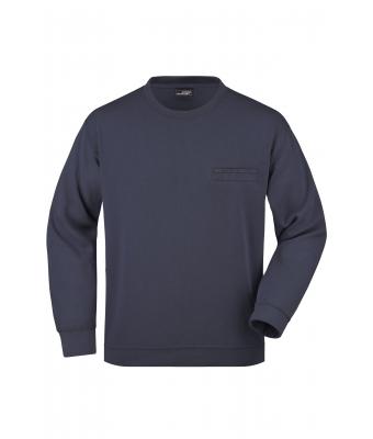 Heren Men's Round Sweat Pocket Navy 7563