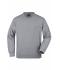 Men Men's Round Sweat Pocket Grey-heather 7563