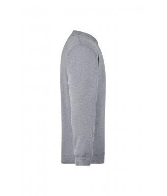 Heren Men's Round Sweat Pocket Heather-grijs 7563