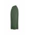 Heren Men's Round Sweat Pocket Donkergroen 7563