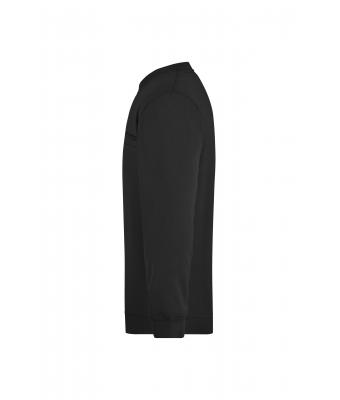 Herren Men's Round Sweat Pocket Black 7563