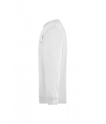 Heren Men's Round Sweat Pocket Wit 7563