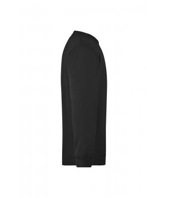 Heren Men's Round Sweat Pocket Zwart 7563