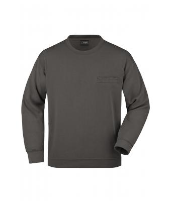 Homme Sweat-shirt homme poche poitrine Graphite 7563