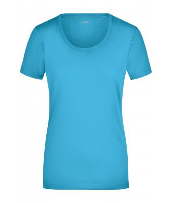 Dames Ladies' Stretch Round-T Turquoise 7983