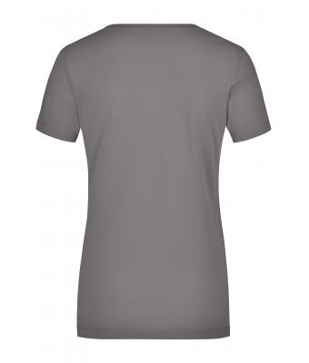 Damen Ladies' Stretch Round-T Charcoal 7983
